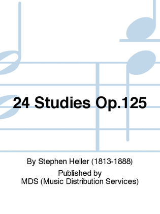 Book cover for 24 Studies Op.125