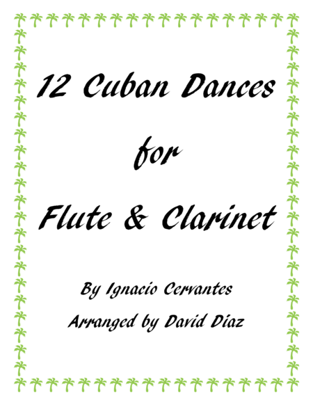 12 Cuban Dances for Flute and Clarinet image number null
