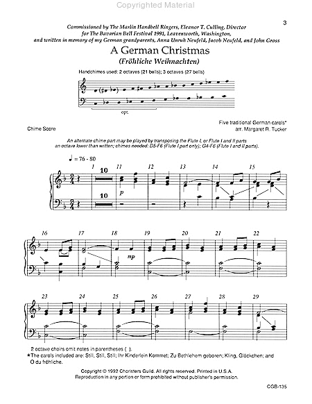 A German Christmas - Handchimes/Flute