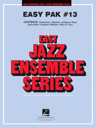 Book cover for Easy Jazz Ensemble Pak 13