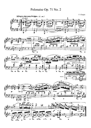 Chopin Polonaise Op. 71 No. 2 in Bb Major