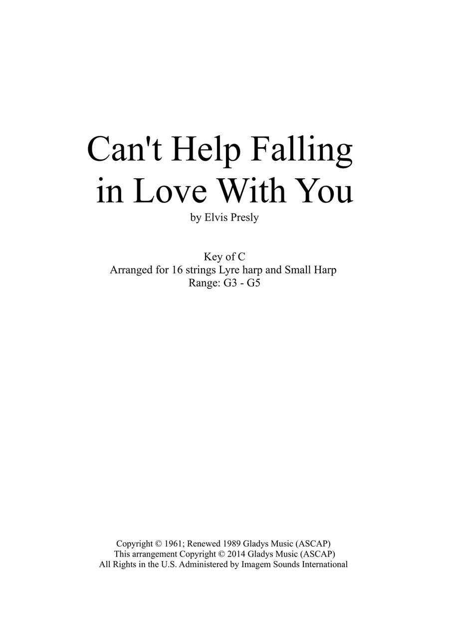 Book cover for Can't Help Falling In Love