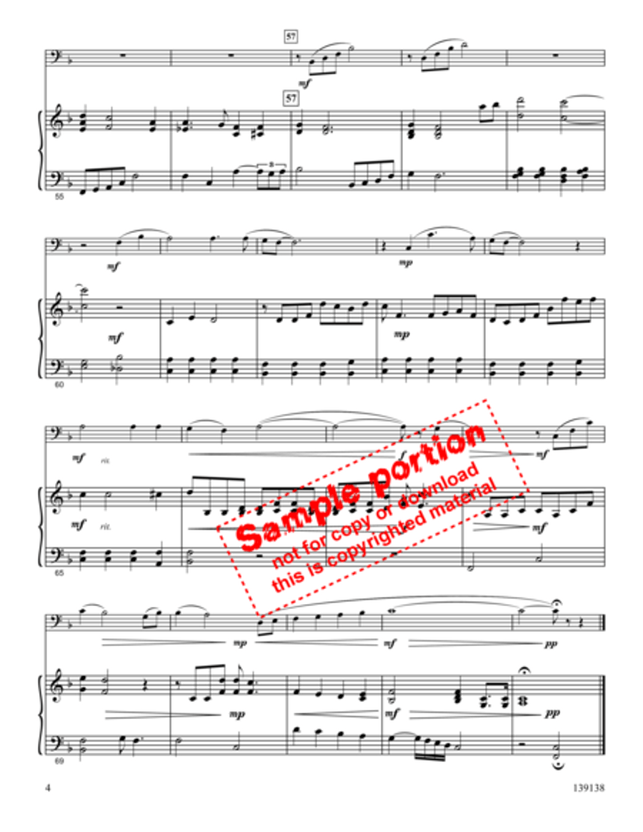 Were You There? Trombone Solo scores gallery preview page 4
