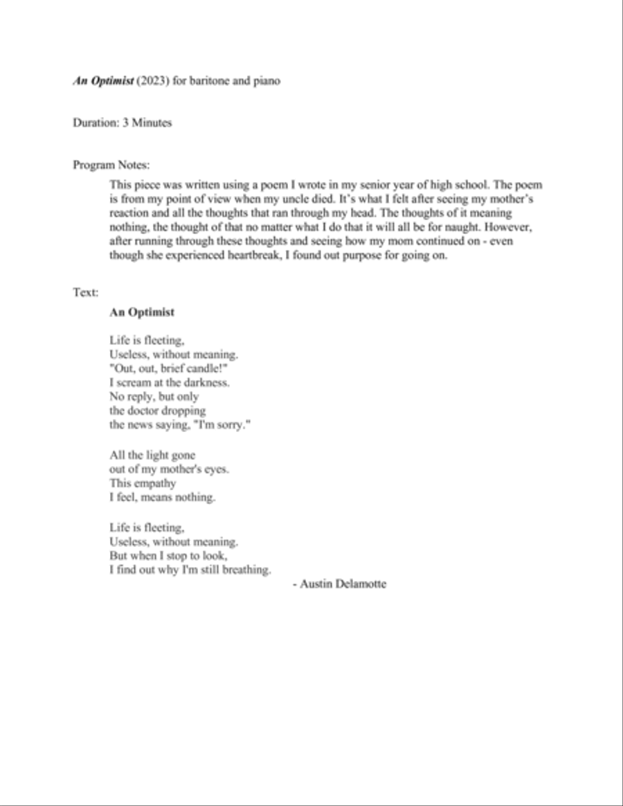 An Optimist An Optimist Voice scores gallery preview page 2