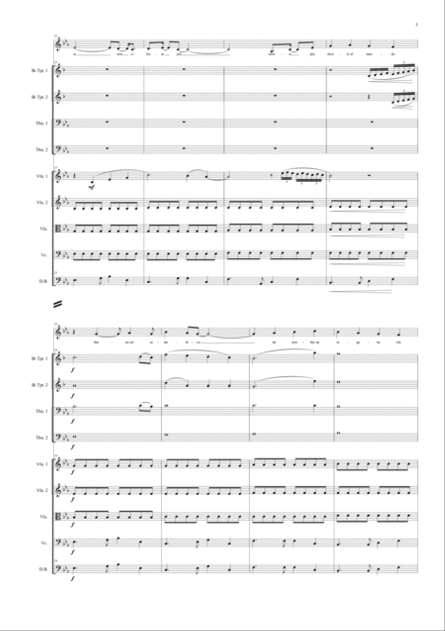 Il Cielo In Una Stanza Large Ensemble scores gallery preview page 4