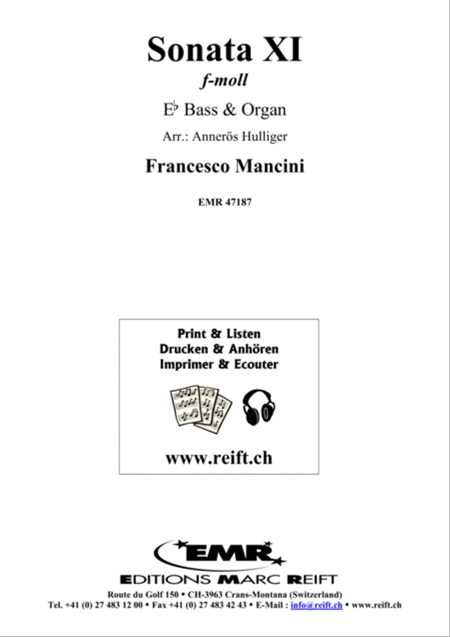 Sonata XI Organ scores gallery preview page 2