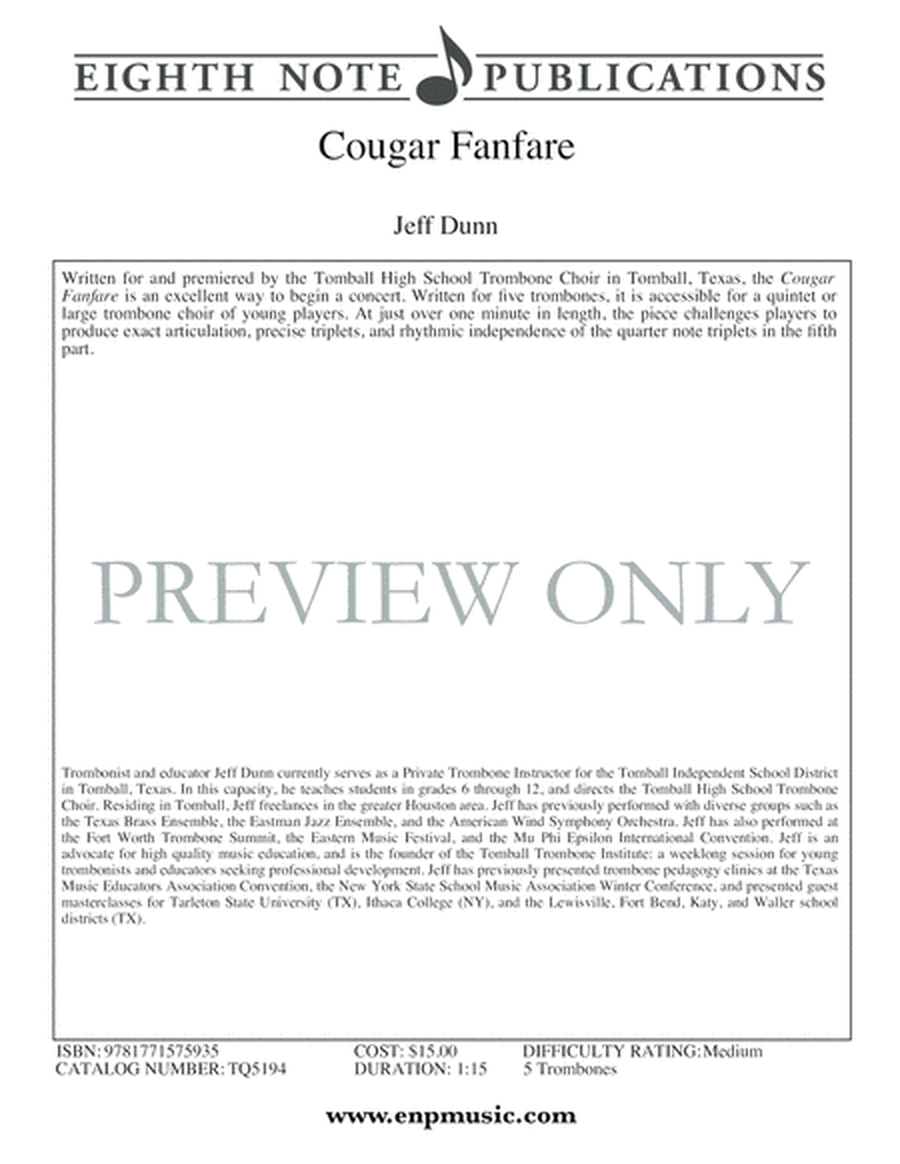 Cougar Fanfare image number null