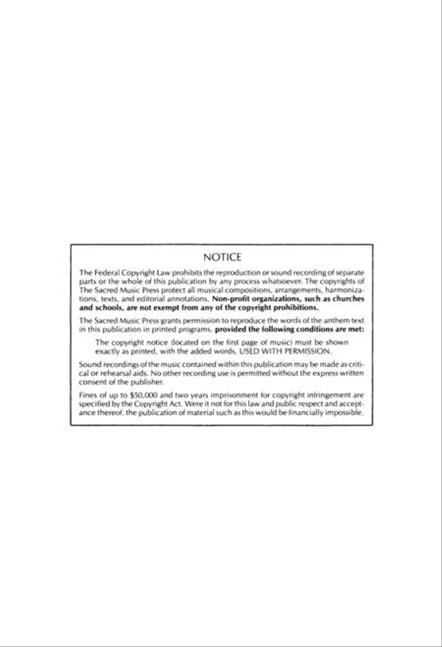 The Call The Call 4-Part scores gallery preview page 2