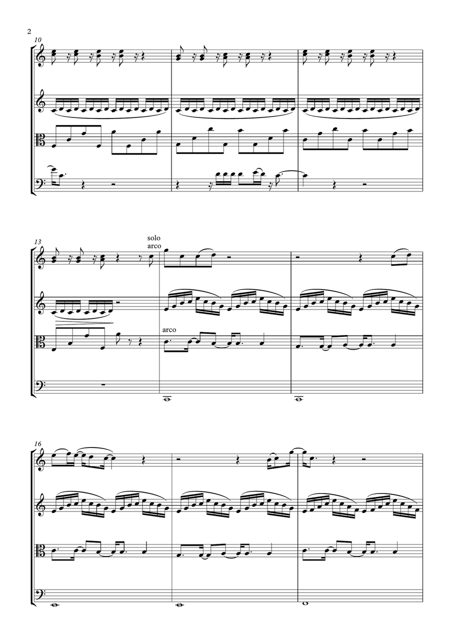 Xo String Quartet scores gallery preview page 2