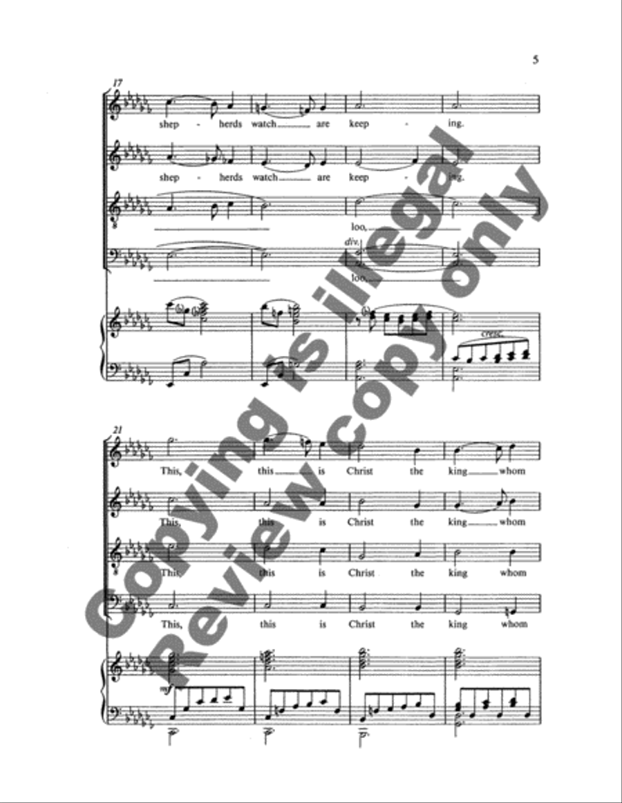 Christmas Trilogy: 2. What Child Is This? 4-Part scores gallery preview page 9