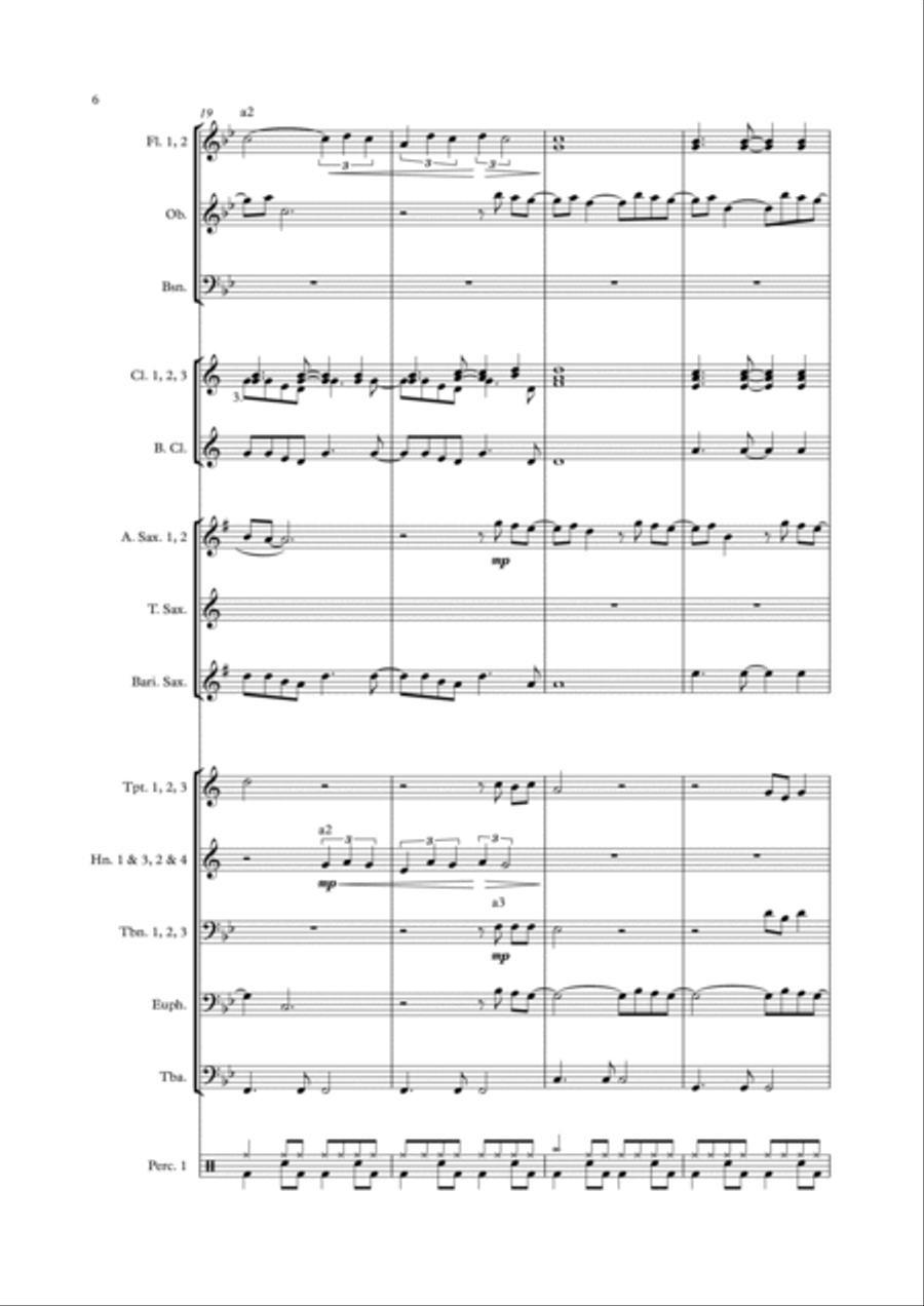 Heroes Concert Band scores gallery preview page 6