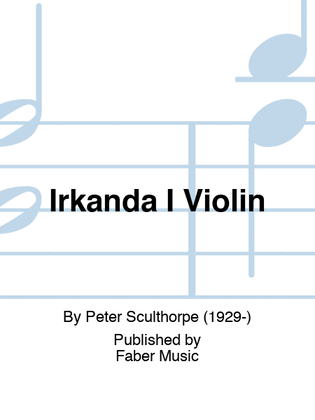 Sculthorpe - Irkanda I For Violin