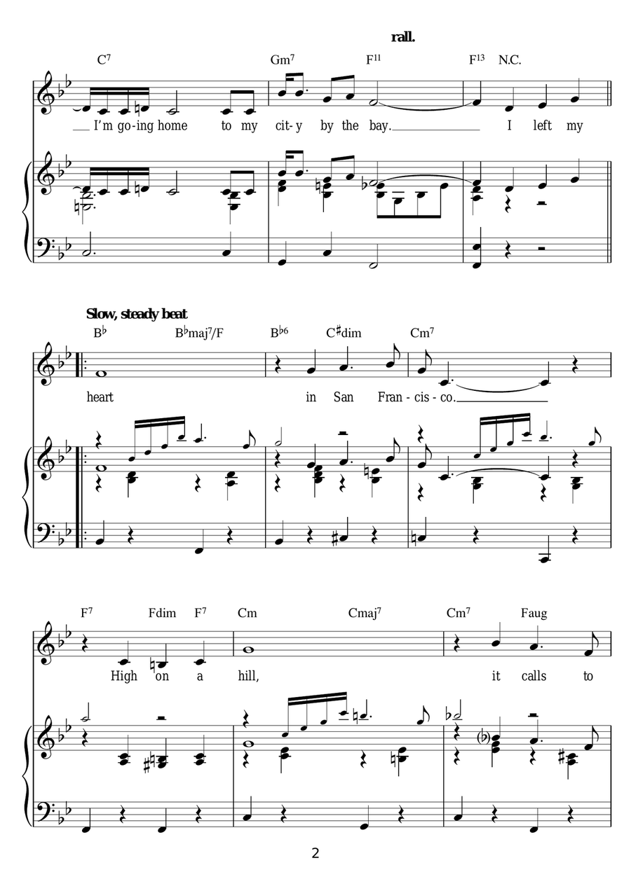 I Left My Heart In San Francisco Acoustic Guitar scores gallery preview page 2