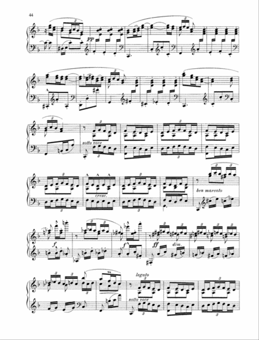 Aragon Piano Solo scores gallery preview page 5