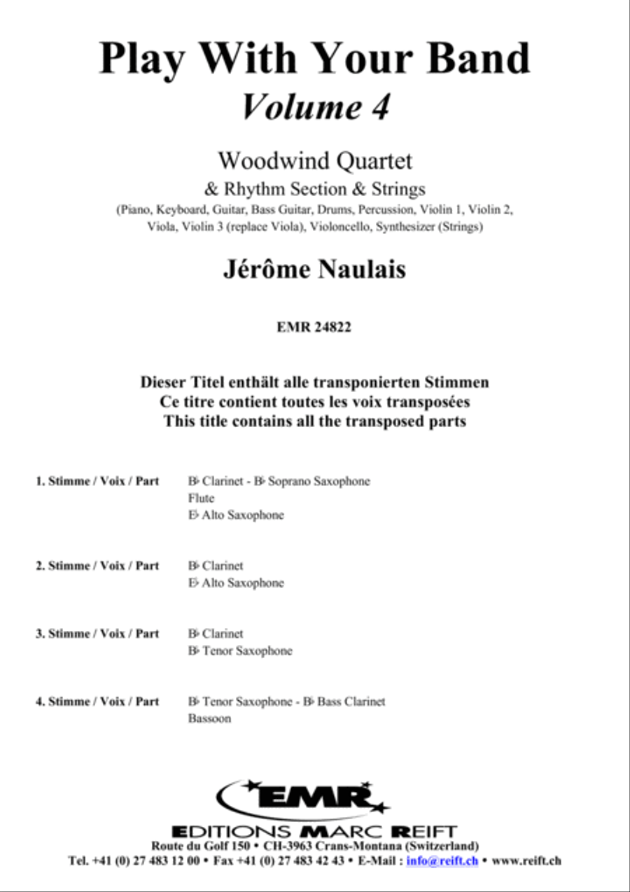 Play With Your Band Volume 4 Woodwind Quartet scores gallery preview page 3