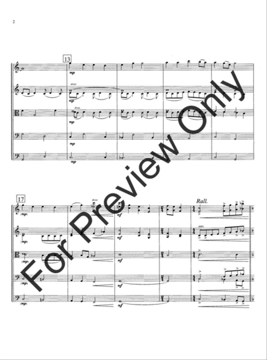 A Childhood Hymn (Score) String Orchestra scores gallery preview page 5