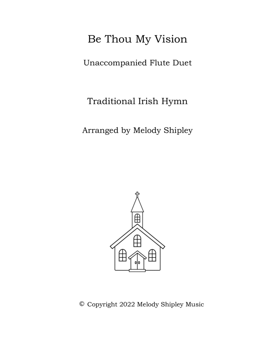 Be Thou My Vision (Duet) Be Thou My Vision (Duet) Flute Duet scores gallery preview page 1
