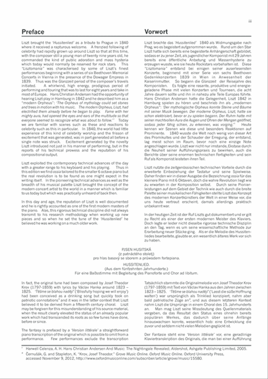 Hussitenlied Piano Solo scores gallery preview page 5
