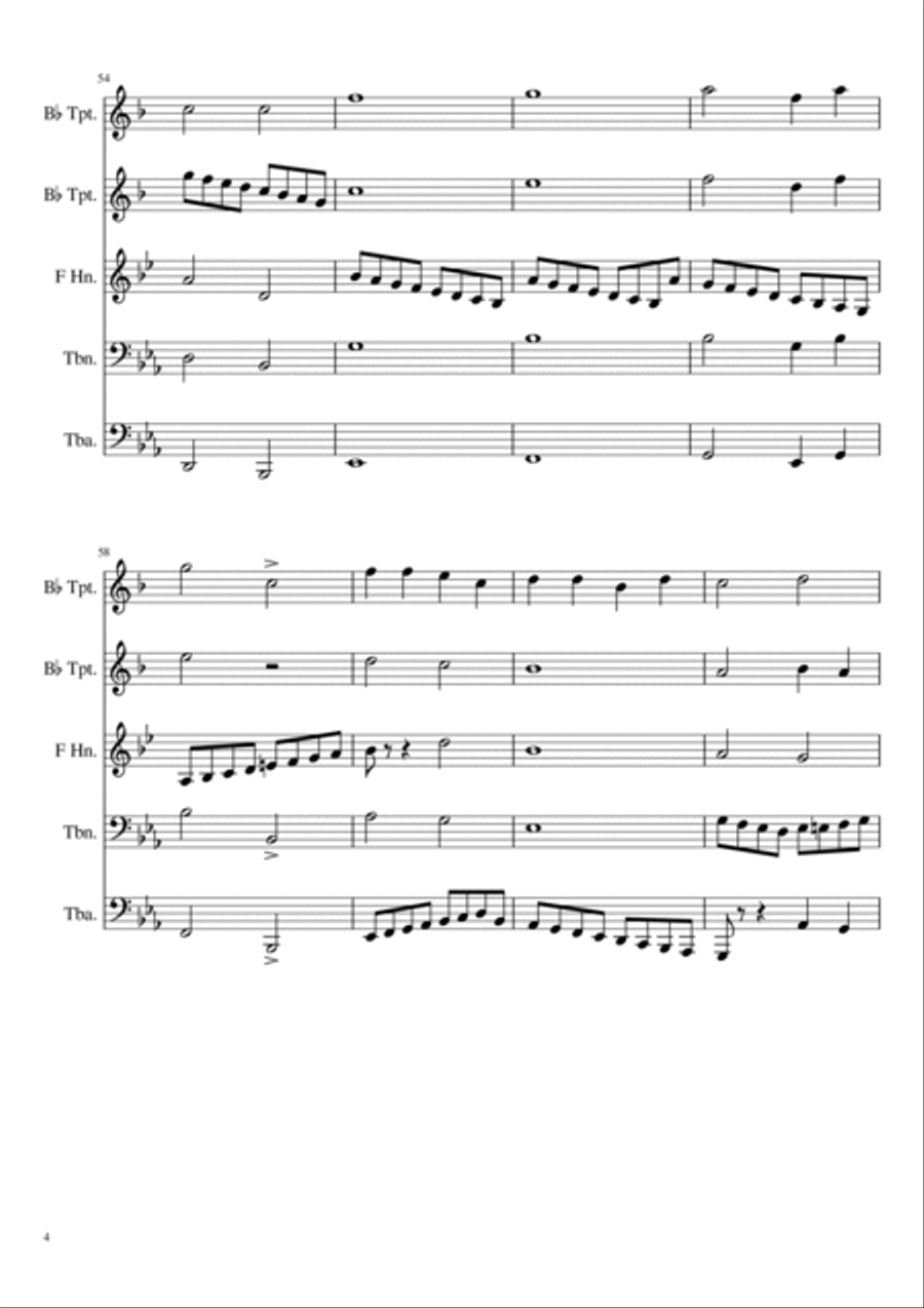La Grande Porte de Kiev - Pictures at an Exhibition (The Great Gates of Kiev) La Grande Porte de Kiev - Pictures at an Exhibition (The Great Gates of Kiev) Brass Ensemble scores gallery preview page 4