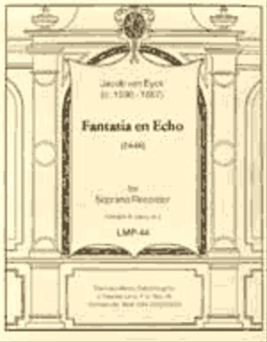 Fantasia en Echo (1646) Soprano Recorder scores gallery preview page 1