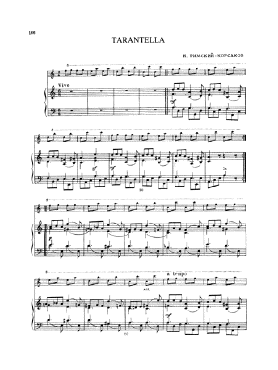 Rimsky-Korsakov: Piano Duets, Volume III Piano Duet scores gallery preview page 1