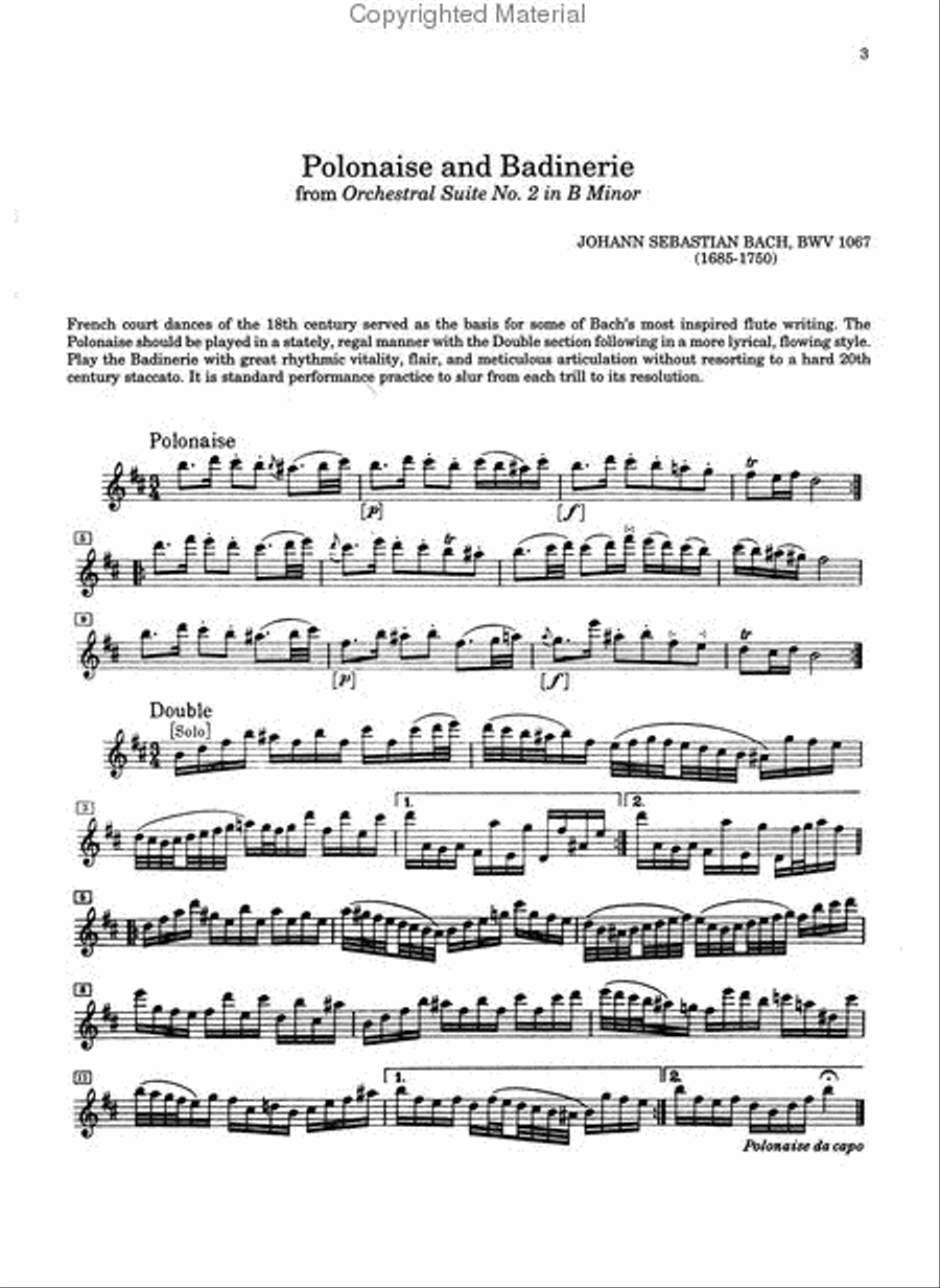Orchestral Excerpts for Flute Chamber Music scores gallery preview page 2
