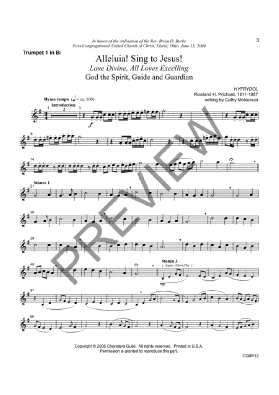 Alleluia! Sing to Jesus! Reproducible Instrumental Parts Reproducible Packs scores gallery preview page 3