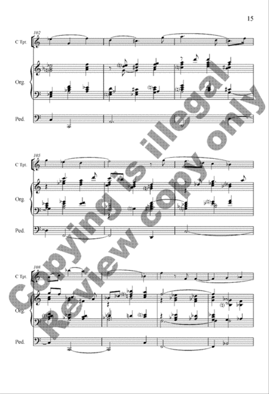 The Voice of the Lord 4-Part scores gallery preview page 15