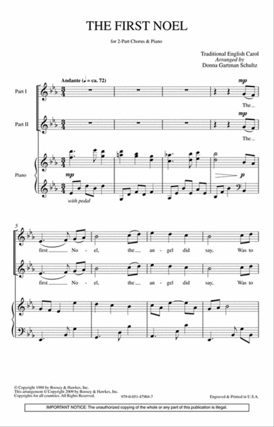 The First Noel B-Flat Clarinet scores gallery preview page 2