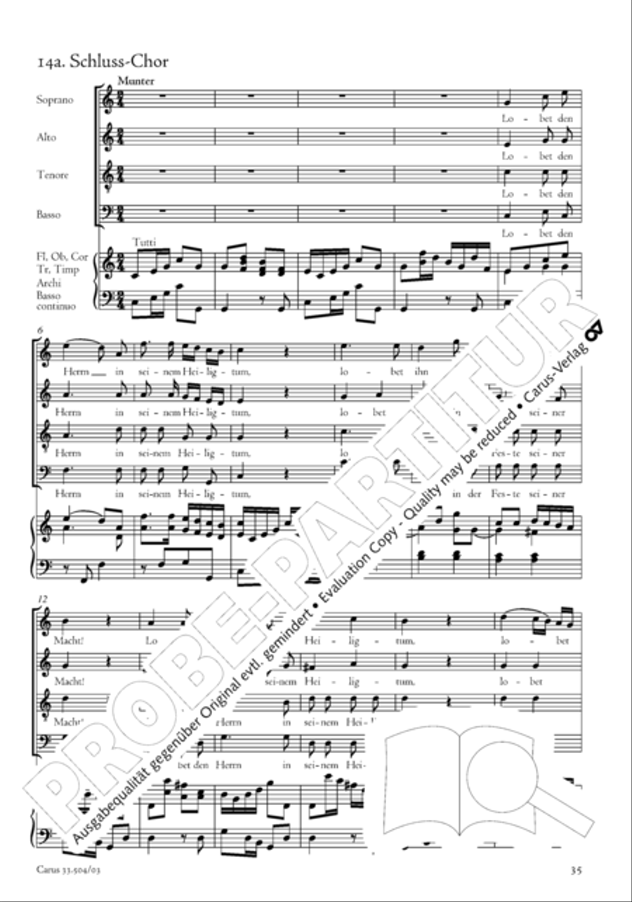 Dank-Hymne der Freundschaft 4-Part scores gallery preview page 36