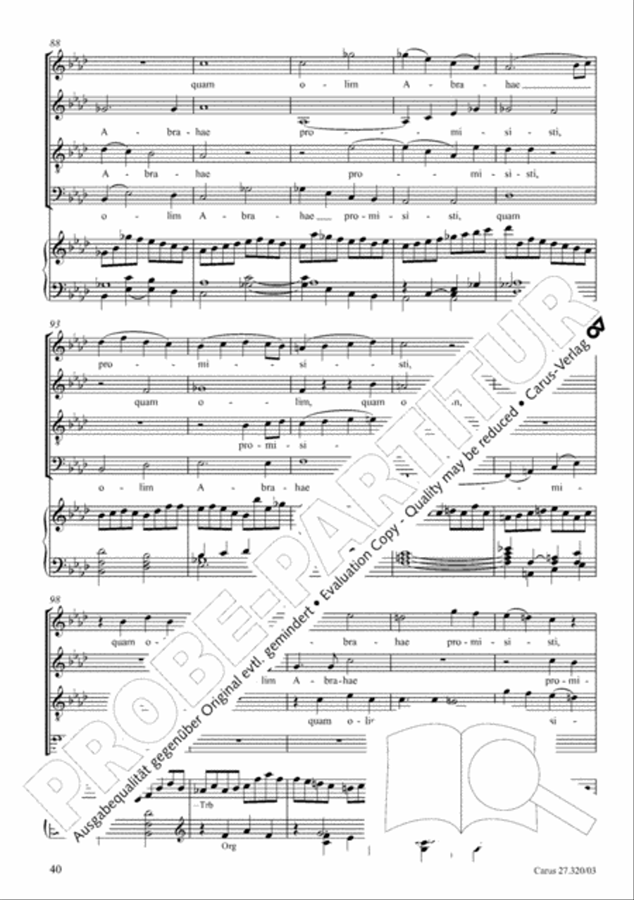 Requiem in D minor 4-Part scores gallery preview page 41