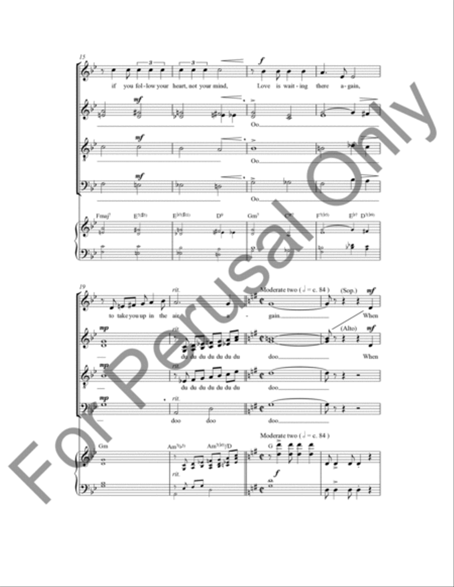 C'est Magnifique C'est Magnifique 4-Part scores gallery preview page 4