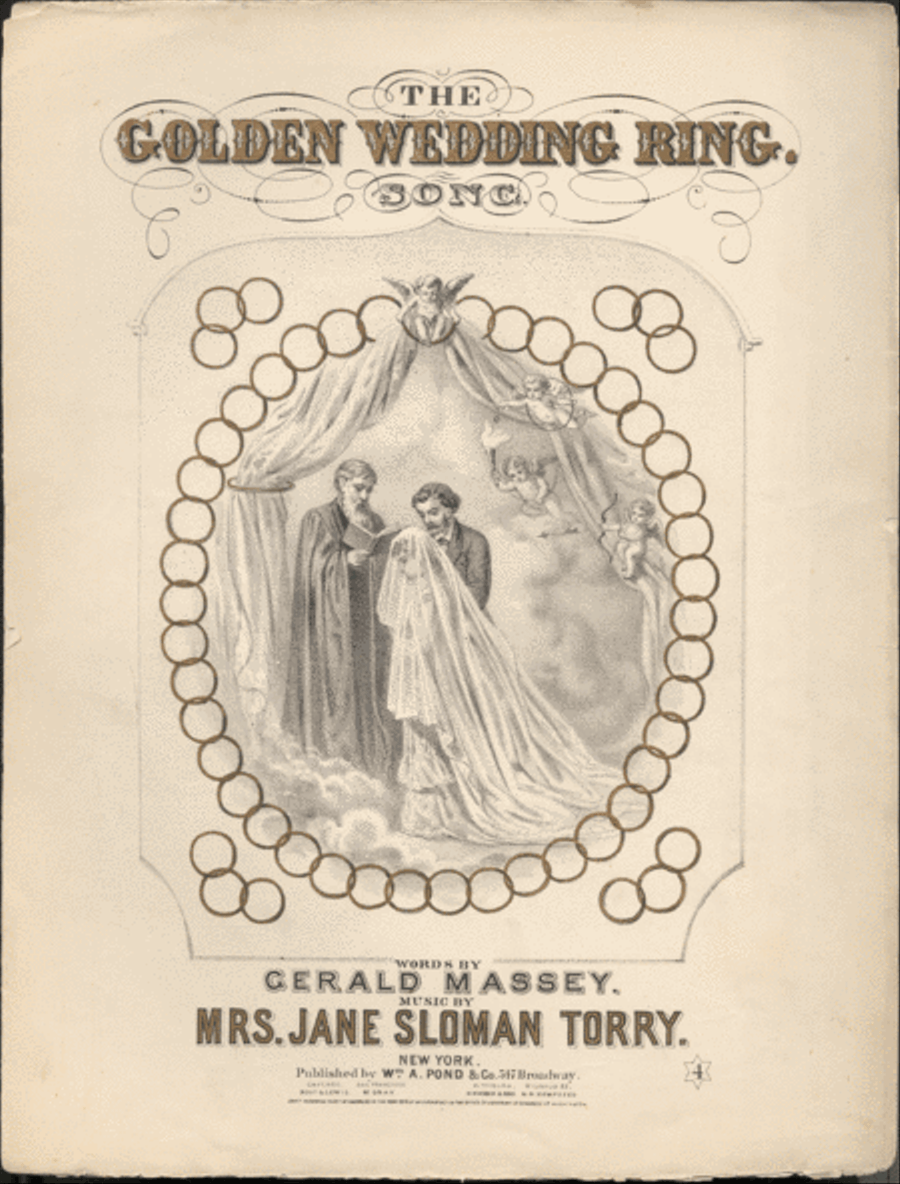 The Golden Wedding Ring. Song Voice scores gallery preview page 1