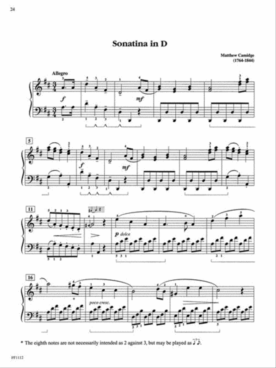 Piano Sonatinas – Book Three Piano Method scores gallery preview page 4