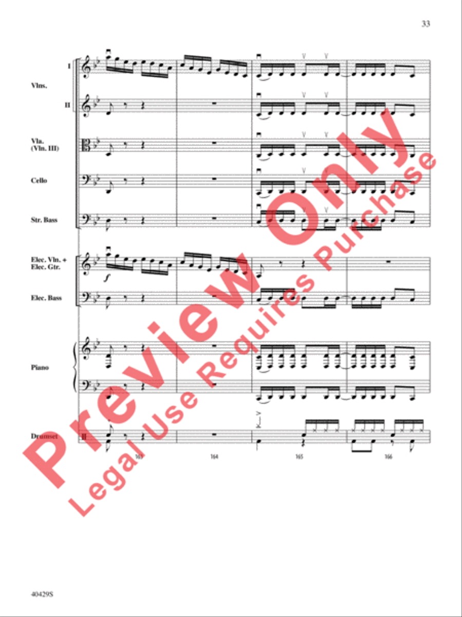 Wish Liszt Wish Liszt String Orchestra scores gallery preview page 34