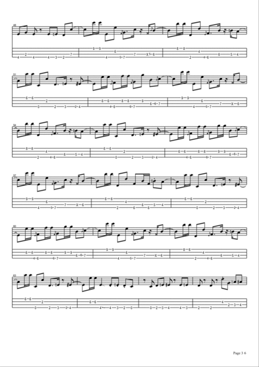 Disco Ulysses Bass Guitar scores gallery preview page 3