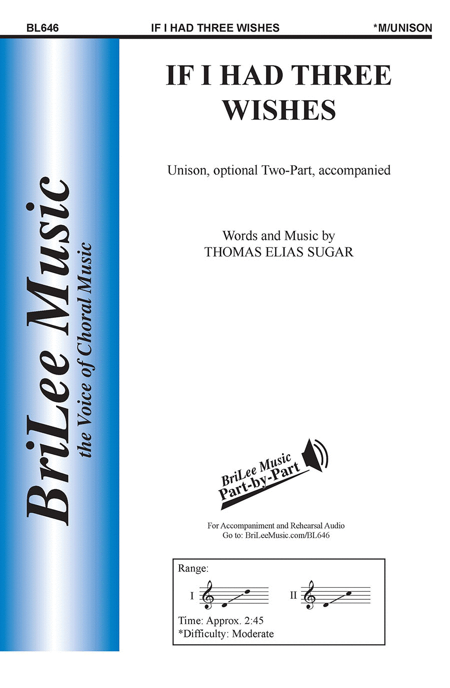 If I Had Three Wishes Unison Choir scores gallery preview page 1