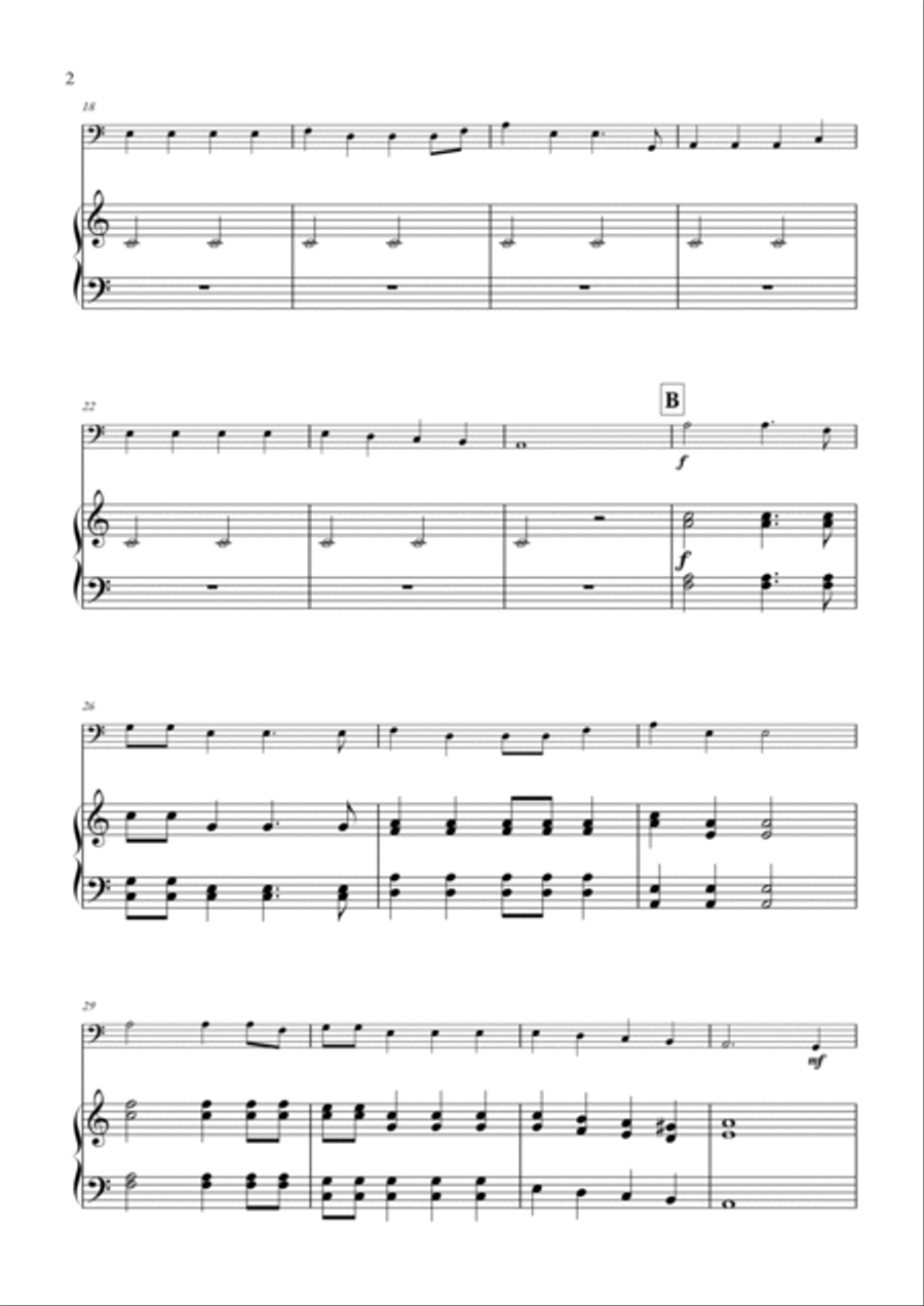 Wellerman Double Bass scores gallery preview page 2