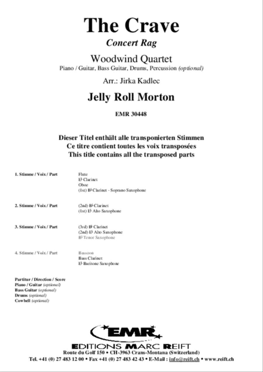 The Crave Woodwind Quartet scores gallery preview page 2