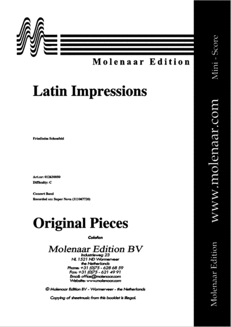 Latin Impressions Latin Impressions Concert Band scores gallery preview page 2