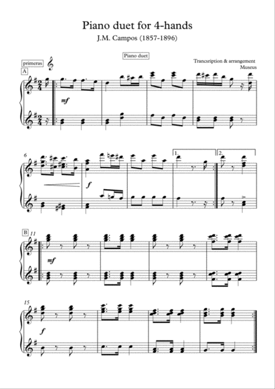 Piano duet is Fun 1 Piano, 4-Hands scores gallery preview page 2