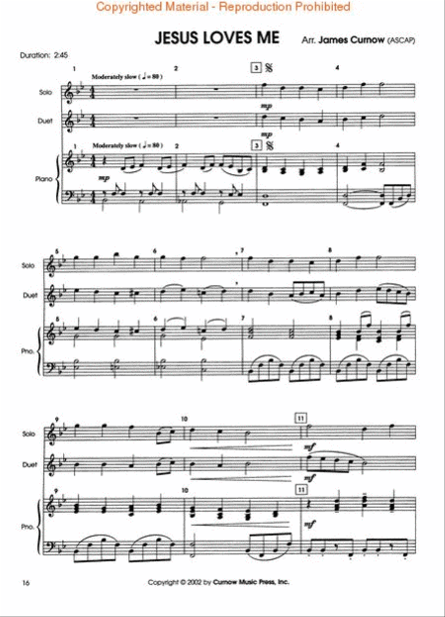 Sunday School Classics Piano Accompaniment scores gallery preview page 4