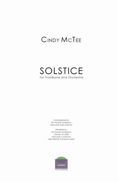 Solstice (score)
