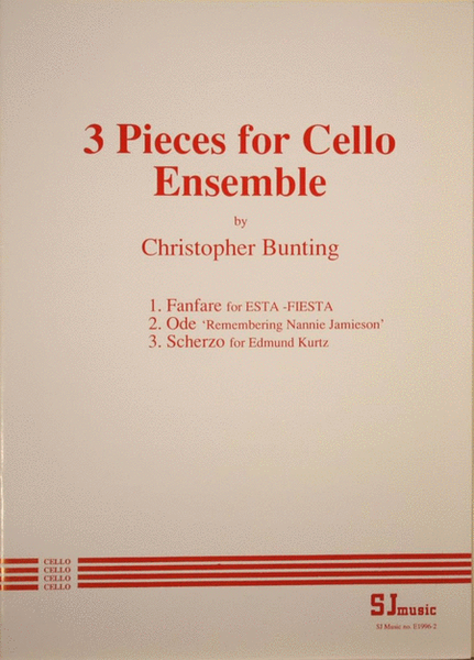 Three Pieces for Cello Ensemble