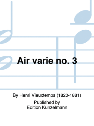 Air varié no. 3