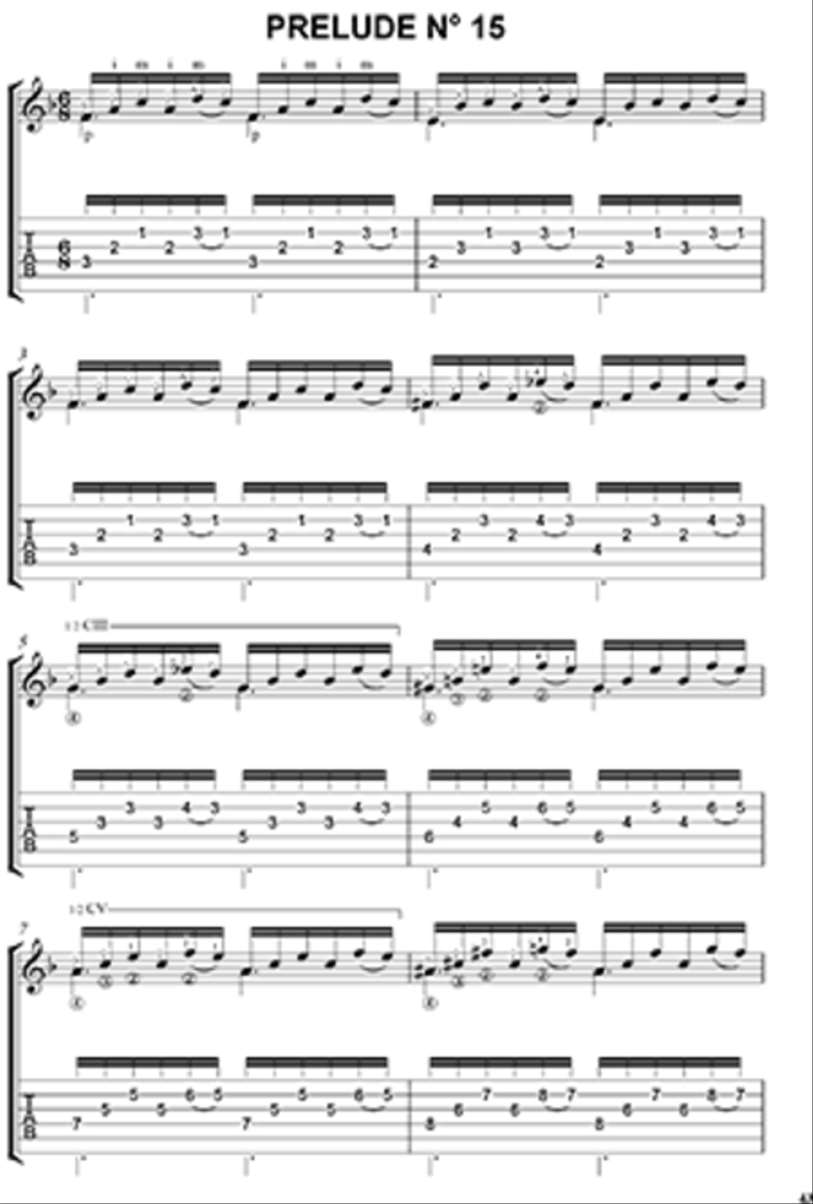Ferdinando Carulli: 24 Preludes op. 114 Lute scores gallery preview page 5