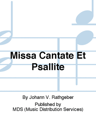 Missa Cantate et psallite