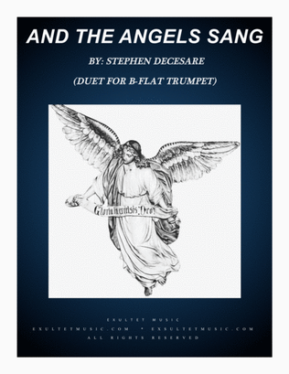 Book cover for And The Angels Sang (Duet for Bb-Trumpet)