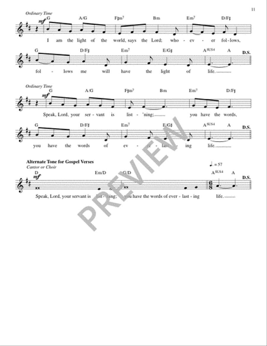 Mass of Joy and Peace - Guitar edition Guitar scores gallery preview page 11