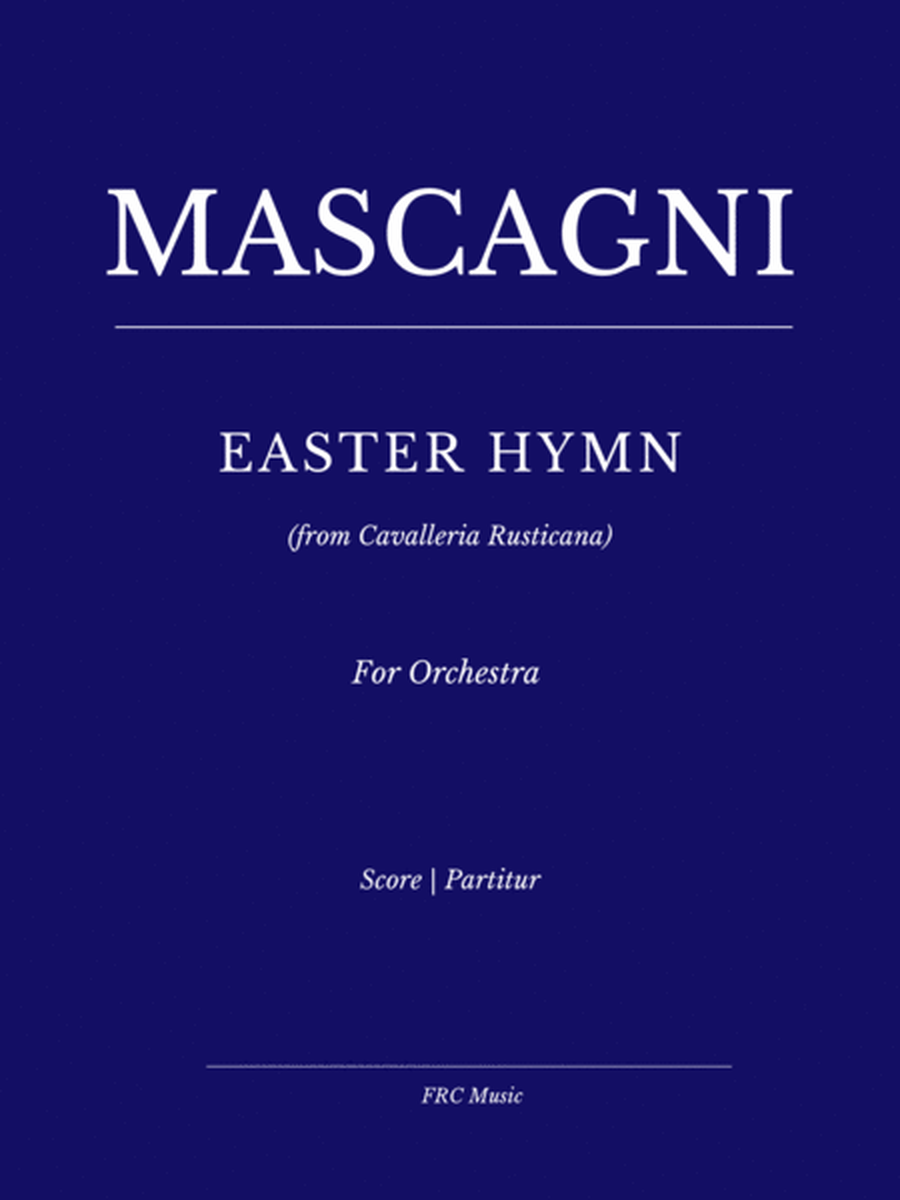 Easter Hymn 'Regina coeli' - (from Cavalleria rusticana) for ORCHESTRA image number null
